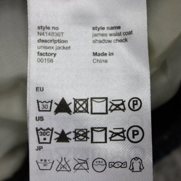 WeSC Flannel Shirt Jacket Mens 2XL Womens 3XL Blue/Brown Plaid Lined L/S Button - Picture 9 of 13